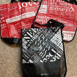 lululemon Reusable Shopper Bags - 3 Large